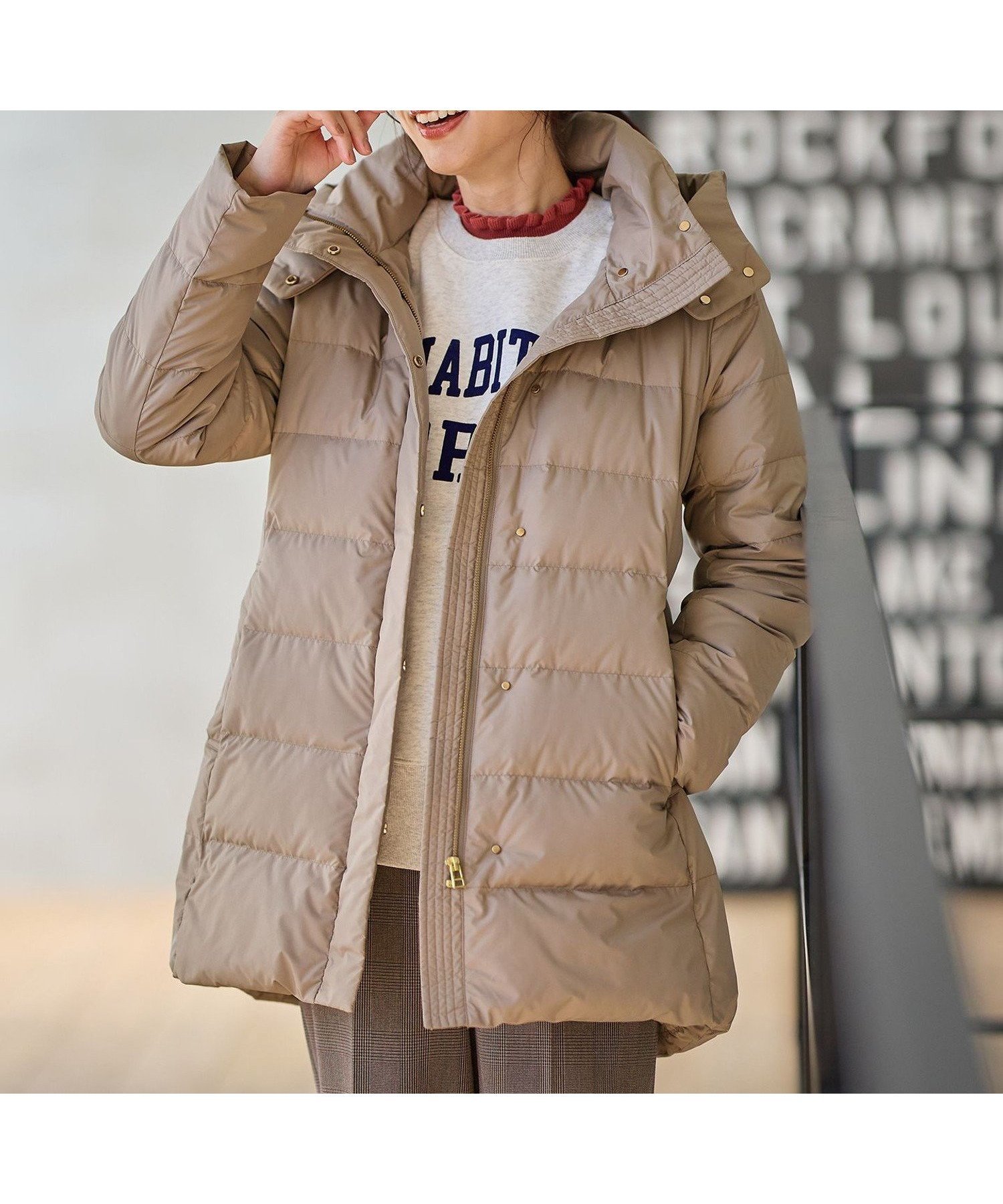 【エニー/ANY】の【フード取り外し可能】楽映えリッチロング丈ダウン インテリア・キッズ・メンズ・レディースファッション・服の通販 founy(ファニー) 　ファッション　Fashion　レディースファッション　Fashion for Women　ストール　Stole, Wrap　ダウン　Down, Puffer　ドット　Polka Dot, Dot Pattern　フェザー　Feather, Feather Detail　防寒　Cold Protection, Winter-Ready　マフラー　Scarf, Muffler　ロング　Long, Long-Length　再入荷　Restock / Back in Stock　おすすめ　Recommended / Our Picks　エレガント 上品　Elegant　モカ[030]|ID: prp329100004832344 ipo3291000000035187134