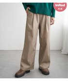 【イッカ/ikka】の【雑誌InRed1月号掲載】あたたかボンディングワイドパンツ【親子コーデ】 ベージュ|ID: prp329100004832351 ipo3291000000035187261