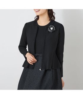 【トゥー ビー シック/TO BE CHIC】のペプラムフレア ニットジャケット 人気、トレンドファッション・服の通販 founy(ファニー) ファッション Fashion レディースファッション Fashion for Women アウター Coat / Outerwear Collection レディースジャケット・軽アウター Jackets エレガント 上品 Elegant シンプル Simple, Minimal ジャケット Jacket, Outerwear フィット Fit, Slim Fit フレア Flare, Flared ペプラム Peplum, Flared Hem 定番 Standard, Basic Item |ID:prp329100004832352