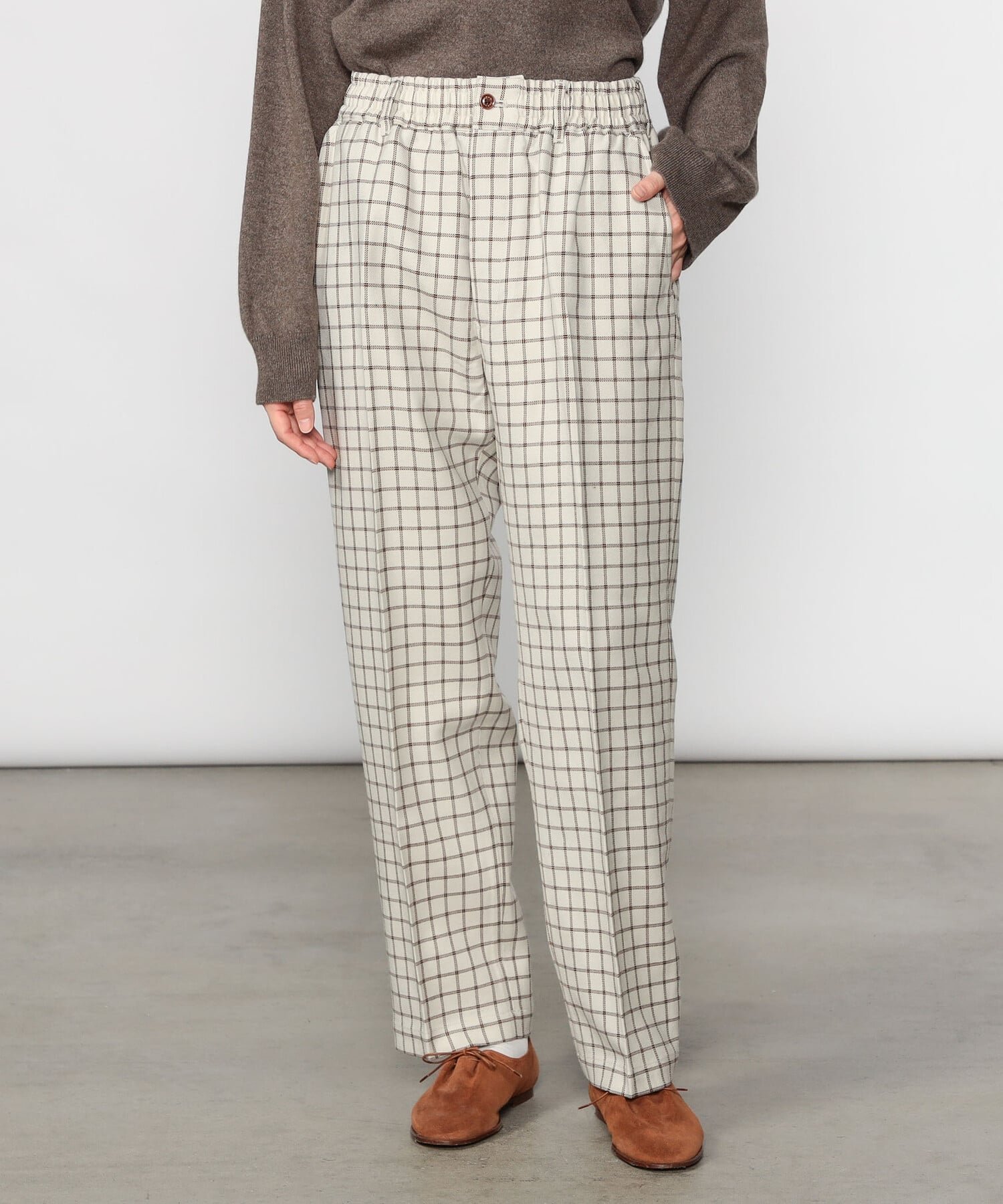 【ビショップ/Bshop】のワイド イージーパンツ WOMEN インテリア・キッズ・メンズ・レディースファッション・服の通販 founy(ファニー) 　ファッション　Fashion　レディースファッション　Fashion for Women　パンツ　Pants & Trousers　テクスチャー　Texture, Textured Fabric　ドローコード　Drawcord, Drawstring Cord　ポケット　Pocket, Pocket Detail　ワイド　Wide, Wide Fit　BEIGE系1|ID: prp329100004832356 ipo3291000000035187286