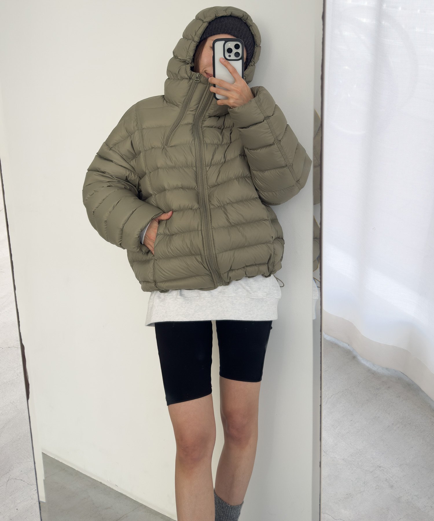 【キャナルジーン/CANAL JEAN】のEl mar ライトウエイトダウンパーカージャケット 人気、トレンドファッション・服の通販 founy(ファニー) 　ファッション　Fashion　レディースファッション　Fashion for Women　アウター　Coat / Outerwear Collection　レディースジャケット・軽アウター　Jackets　おすすめ　Recommended / Our Picks　ダウン　Down, Puffer　ドローコード　Drawcord, Drawstring Cord　フェザー　Feather, Feather Detail　ポケット　Pocket, Pocket Detail　軽量　Lightweight, Ultra Light　防寒　Cold Protection, Winter-Ready　 other-1|ID: prp329100004832371 ipo3291000000035187433