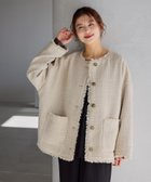 【スタディオ クリップ/studio CLIP】のドルマンツイードジャケット《オケージョン2026SS》 人気、トレンドファッション・服の通販 founy(ファニー) ファッション Fashion レディースファッション Fashion for Women アウター Coat / Outerwear Collection レディースジャケット・軽アウター Jackets 2026年 2026 おすすめ Recommended / Our Picks アンティーク Antique-Inspired オケージョン Occasion Wear カットソー Cut and Sewn Top クラシカル Classical, Vintage-Inspired ジャケット Jacket, Outerwear セレモニー Ceremony ツイード Twill, Twill Weave デニム Denim, Jeans Material トレンド Trend, Trending Now フォーマル Formal, Dressy フリンジ Fringe, Tassel フロント Front, Front Design 入学式 Entrance Ceremony 卒業式 Graduation Ceremony 結婚式 Wedding thumbnail ライトベージュ56|ID: prp329100004832379 ipo3291000000035187549