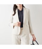 【ニューヨーカー/NEWYORKER】の【ウォッシャブル】ダブルフェイス ノッチドラペル1釦ジャケット 人気、トレンドファッション・服の通販 founy(ファニー) ファッション Fashion レディースファッション Fashion for Women アウター Coat / Outerwear Collection レディースジャケット・軽アウター Jackets ウォッシャブル Machine Washable 春 Spring 軽量 Lightweight, Ultra Light シンプル Simple, Minimal ジャケット Jacket, Outerwear ストレッチ Stretch, Stretchy Fabric スリット Slit, Slit Detail セットアップ Set-Up, Coordinated Outfit ダブル Double, Double-Breasted フェイス Face, Facial Design ポケット Pocket, Pocket Detail リラックス Relax, Relaxed Fit S/S・春夏 SS, Spring/Summer, Warm Season おすすめ Recommended / Our Picks 夏 Summer ビジネス 仕事 通勤 Business / Work / Commuting thumbnail アイボリー|ID: prp329100004832383 ipo3291000000035187607