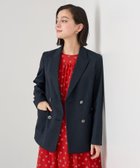 【アナイ/ANAYI】のカラミコットンダブルジャケット 人気、トレンドファッション・服の通販 founy(ファニー) ファッション Fashion レディースファッション Fashion for Women アウター Coat / Outerwear Collection レディースジャケット・軽アウター Jackets ショート Short, Short Length ジャケット Jacket, Outerwear ストレッチ Stretch, Stretchy Fabric スマート Smart, Elegant ダブル Double, Double-Breasted 定番 Standard, Basic Item バランス Balance, Style Balance ベーシック Basic, Essential ポケット Pocket, Pocket Detail 羽織 Haori, Light Jacket S/S・春夏 SS, Spring/Summer, Warm Season 再入荷 Restock / Back in Stock 夏 Summer ビジネス 仕事 通勤 Business / Work / Commuting thumbnail navy|ID: prp329100004832389 ipo3291000000035187666