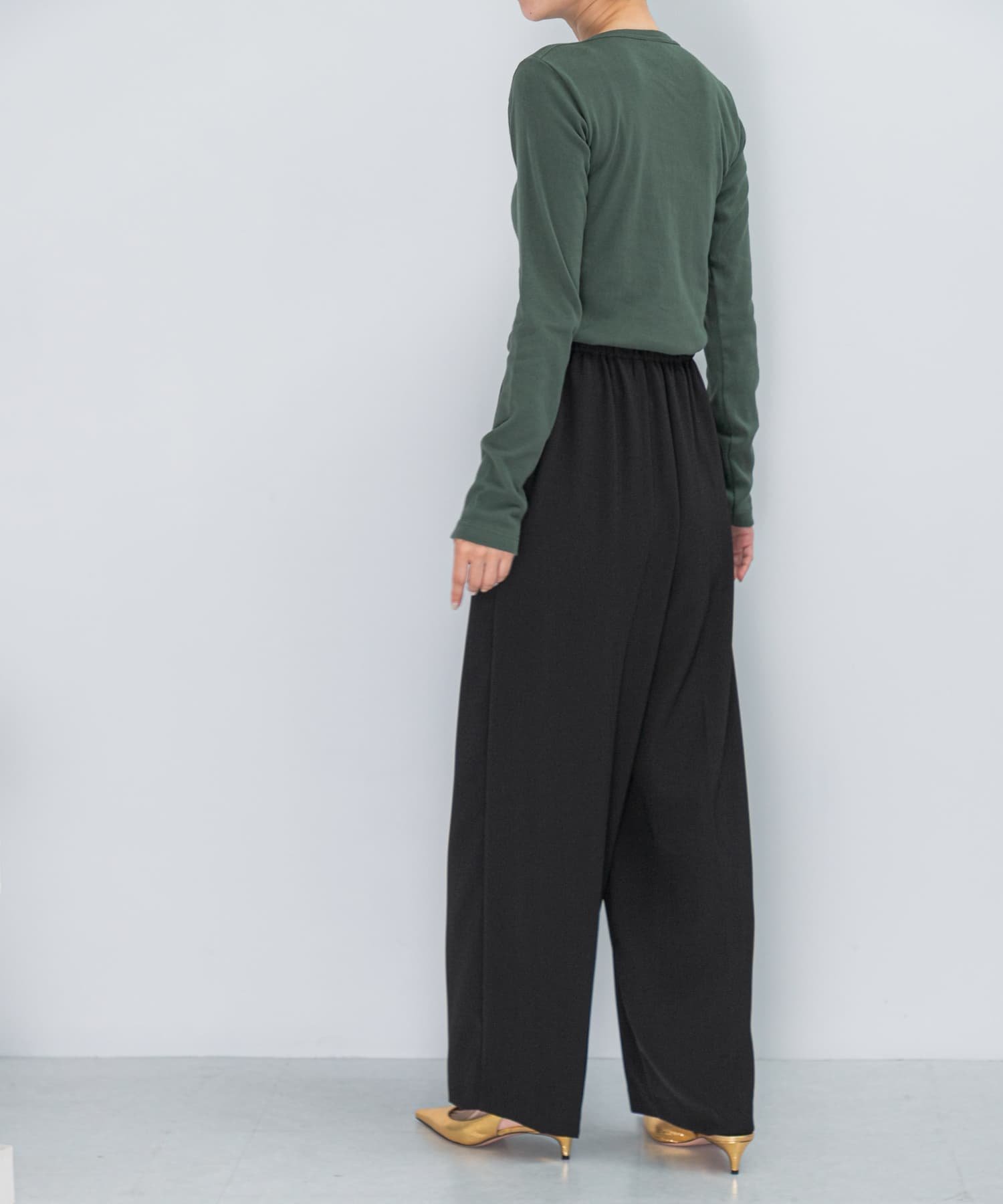 【アーバンリサーチ ロッソ/URBAN RESEARCH ROSSO】のELENDEEK GEORGETTE RELAX PANTS インテリア・キッズ・メンズ・レディースファッション・服の通販 founy(ファニー) 　ファッション　Fashion　レディースファッション　Fashion for Women　パンツ　Pants & Trousers　2025年　2025　2025-2026秋冬・A/W　Autumn/Winter 2025–26 AW25–26　冬　Winter / This Winter　エレガント 上品　Elegant　A/W・秋冬　Autumn/Winter　ブラック|ID: prp329100004832391 ipo3291000000035187676