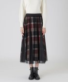 【ブルーレーベル クレストブリッジ/BLUE LABEL CRESTBRIDGE】の【一部店舗限定】クレストブリッジチェック5WAYチュールスカート 人気、トレンドファッション・服の通販 founy(ファニー) ファッション Fashion レディースファッション Fashion for Women スカート Skirts おすすめ Recommended / Our Picks インナー Innerwear デニム Denim, Jeans Material リバーシブル Reversible, Two-Sided thumbnail ブラック|ID: prp329100004832399 ipo3291000000035187774
