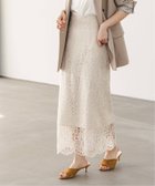 【ノーブル / スピック&スパン/NOBLE / Spick & Span】の《追加 》リバーレースIラインスカート 人気、トレンドファッション・服の通販 founy(ファニー) ファッション Fashion レディースファッション Fashion for Women スカート Skirts エレガント 上品 Elegant 春 Spring くるぶし Ankle-Length スリット Slit, Slit Detail タイトスカート Pencil Skirt, Tight Skirt 定番 Standard, Basic Item レース Lace, Lace Fabric ロング Long, Long-Length 再入荷 Restock / Back in Stock 結婚式 Wedding thumbnail ホワイト|ID: prp329100004832402 ipo3291000000035187796