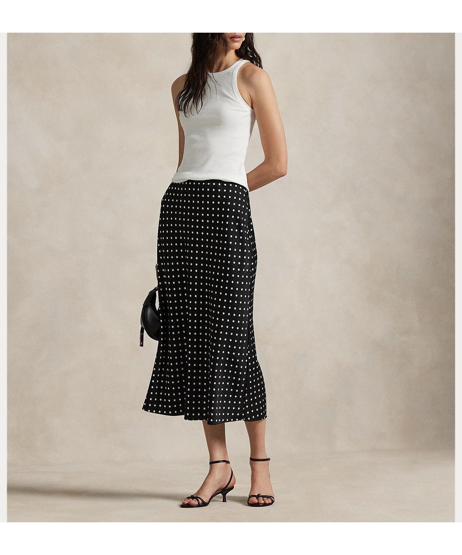 【ラルフローレン/RALPH LAUREN】のポルカドット サテン スカート 人気、トレンドファッション・服の通販 founy(ファニー) 　ファッション　Fashion　レディースファッション　Fashion for Women　スカート　Skirts　グログラン　Grosgrain, Grosgrain Ribbon　サテン　Satin, Glossy Fabric　ドット　Polka Dot, Dot Pattern　ハイライズ　High Rise, High Waist　バイアス　Bias, Diagonal Cut　フレア　Flare, Flared　プリント　Print, Printed Pattern　 other-1|ID: prp329100004832410 ipo3291000000035187888