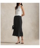 【ラルフローレン/RALPH LAUREN】のポルカドット サテン スカート 人気、トレンドファッション・服の通販 founy(ファニー) ファッション Fashion レディースファッション Fashion for Women スカート Skirts グログラン Grosgrain, Grosgrain Ribbon サテン Satin, Glossy Fabric ドット Polka Dot, Dot Pattern ハイライズ High Rise, High Waist バイアス Bias, Diagonal Cut フレア Flare, Flared プリント Print, Printed Pattern thumbnail 001ブラック|ID: prp329100004832410 ipo3291000000035187889