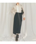 【スウィングル/Swingle】の【日本製】ラップデザインタイトスカート 人気、トレンドファッション・服の通販 founy(ファニー) ファッション Fashion レディースファッション Fashion for Women スカート Skirts アシンメトリー Asymmetrical Style ショート Short, Short Length シルバー Silver, Metallic Silver シンプル Simple, Minimal 日本製 Made In Japan thumbnail ネイビー|ID: prp329100004832434 ipo3291000000035188126