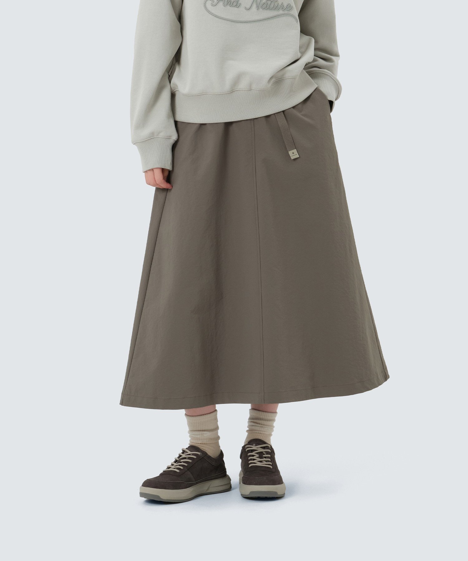 【スノーピーク/SNOW PEAK】のPolywasher Skirt インテリア・キッズ・メンズ・レディースファッション・服の通販 founy(ファニー) 　ファッション　Fashion　レディースファッション　Fashion for Women　スカート　Skirts　アウトドア　Outdoor Clothing　コレクション　Collection, Seasonal Line　スマート　Smart, Elegant　タフタ　Taffeta, Structured Fabric　フロント　Front, Front Design　ポケット　Pocket, Pocket Detail　A/W・秋冬　Autumn/Winter　冬　Winter / This Winter　エレガント 上品　Elegant　2025年　2025　2025-2026秋冬・A/W　Autumn/Winter 2025–26 AW25–26　DARK KHAKI|ID: prp329100004832435 ipo3291000000035188166