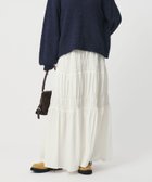 【ビューティ&ユース ユナイテッドアローズ/BEAUTY&YOUTH / UNITED ARROWS】のレーヨンブレンド シャーリング ロングスカート 人気、トレンドファッション・服の通販 founy(ファニー) ファッション Fashion レディースファッション Fashion for Women スカート Skirts ロングスカート Long Skirts / Maxi & Midi Skirts 春 Spring シャーリング Shirring, Ruched ジャケット Jacket, Outerwear フェミニン Feminine, Girly リラックス Relax, Relaxed Fit ロング Long, Long-Length S/S・春夏 SS, Spring/Summer, Warm Season おすすめ Recommended / Our Picks 夏 Summer エレガント 上品 Elegant thumbnail WHITE|ID: prp329100004832440 ipo3291000000035188193