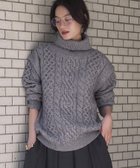 【ガール/GIRL】のタートルネック ケーブルニット プルオーバー 人気、トレンドファッション・服の通販 founy(ファニー) ファッション Fashion レディースファッション Fashion for Women トップス・カットソー Cut & Sew Tops ニット Knit Tops & Sweaters カジュアルプルオーバー・ニットトップス Pullovers & Knit Tops / Casual Pullovers タートルネック・ハイネックトップス Turtlenecks & High-Neck Tops 秋 Autumn タートル Turtleneck, Turtle Collar タートルネック Turtleneck, High Neck バランス Balance, Style Balance ベーシック Basic, Essential 冬 Winter / This Winter 再入荷 Restock / Back in Stock エレガント 上品 Elegant thumbnail GRY|ID: prp329100004832441 ipo3291000000035188203