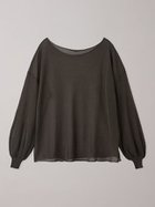 【アンダーソン アンダーソン/UNDERSON UNDERSON】の【大草直子×UNDERSON UNDERSON】ボリュームシアーニット 人気、トレンドファッション・服の通販 founy(ファニー) ファッション Fashion レディースファッション Fashion for Women トップス・カットソー Cut & Sew Tops ニット Knit Tops & Sweaters クール Cool, Chic ショルダー Shoulder, Shoulder Strap スマート Smart, Elegant thumbnail CGRY[007]|ID: prp329100004832443 ipo3291000000035188240