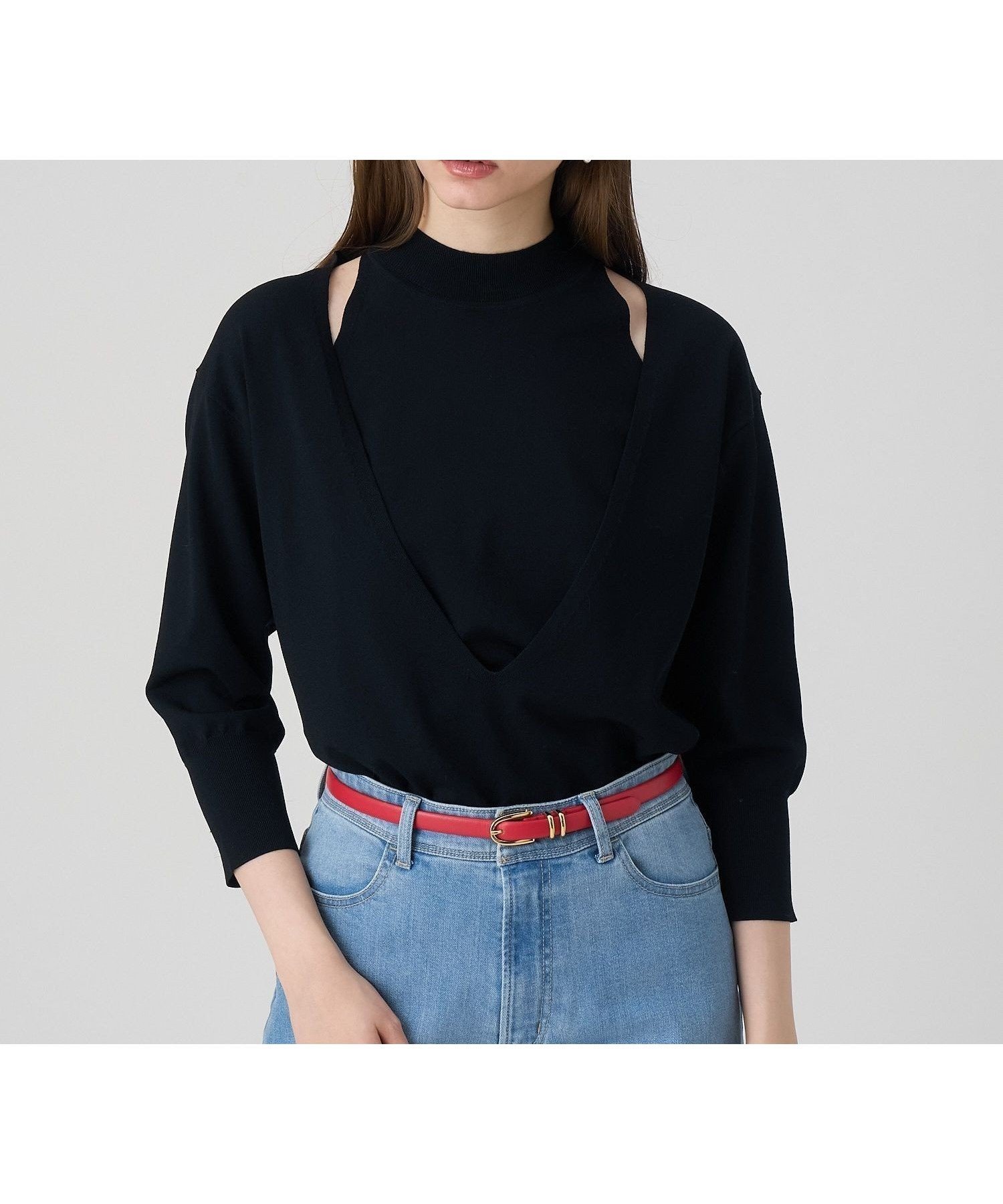 【アナイ/ANAYI】のハイネックレイヤー プルオーバー インテリア・キッズ・メンズ・レディースファッション・服の通販 founy(ファニー) 　ファッション　Fashion　レディースファッション　Fashion for Women　トップス・カットソー　Cut & Sew Tops　カジュアルプルオーバー・ニットトップス　Pullovers & Knit Tops / Casual Pullovers　エレガント 上品　Elegant　ストレッチ　Stretch, Stretchy Fabric　スマート　Smart, Elegant　ハイネック　High Neck, Mock Neck　ベーシック　Basic, Essential　S/S・春夏　SS, Spring/Summer, Warm Season　再入荷　Restock / Back in Stock　夏　Summer　black|ID: prp329100004832445 ipo3291000000035188259