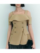 【フレイ アイディー/FRAY I.D】のオフショルペプラムトップス 人気、トレンドファッション・服の通販 founy(ファニー) ファッション Fashion レディースファッション Fashion for Women トップス・カットソー Cut & Sew Tops スマート Smart, Elegant トレンチ Trench, Trench Coat バランス Balance, Style Balance ペプラム Peplum, Flared Hem モチーフ Motif, Design Theme エレガント 上品 Elegant thumbnail BEG[037]|ID: prp329100004832446 ipo3291000000035188268