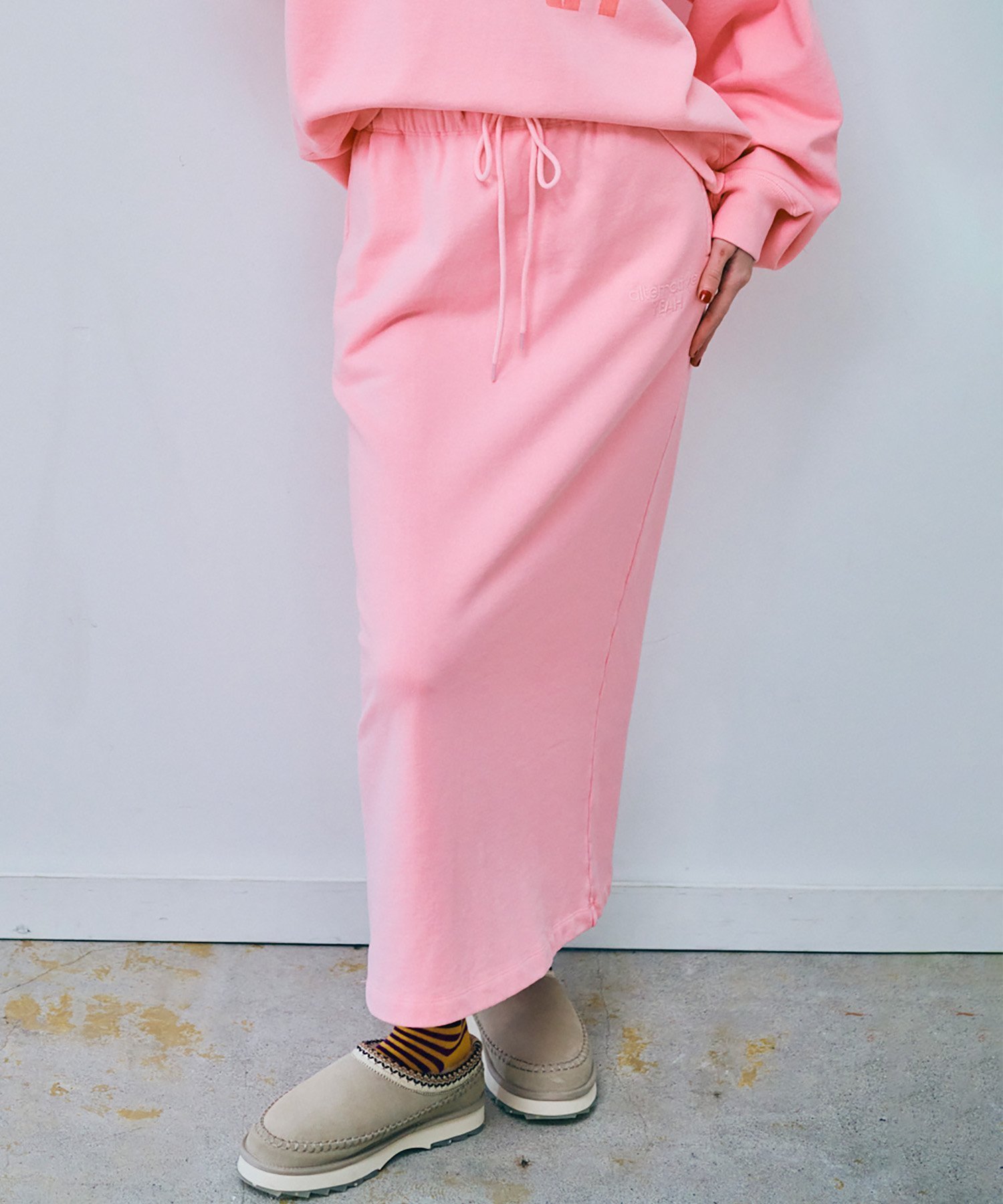 【アールエヌエー/RNA】のG1093 YEAHピグメントロングスカート インテリア・キッズ・メンズ・レディースファッション・服の通販 founy(ファニー) 　ファッション　Fashion　レディースファッション　Fashion for Women　スカート　Skirts　ロングスカート　Long Skirts / Maxi & Midi Skirts　おすすめ　Recommended / Our Picks　ロング　Long, Long-Length　ヴィンテージ　Vintage Style　ピンク|ID: prp329100004832450 ipo3291000000035188297