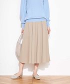 【アー ヴェー ヴェー/a.v.v】の【洗える】落ち感フレアスカート ベージュ|ID: prp329100004832462 ipo3291000000035188429