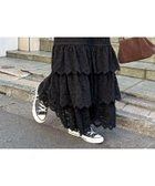【フレディ&グロスター/FREDY&GLOSTER】の起毛レースティアードスカート 人気、トレンドファッション・服の通販 founy(ファニー) ファッション Fashion レディースファッション Fashion for Women スカート Skirts ティアードスカート Tiered Skirts 2025年 2025 2025-2026秋冬・A/W Autumn/Winter 2025–26 AW25–26 おすすめ Recommended / Our Picks カットソー Cut and Sewn Top シンプル Simple, Minimal ティアードスカート Tiered Skirt, Flounced Skirt レース Lace, Lace Fabric thumbnail ブラック|ID: prp329100004832463 ipo3291000000035188478
