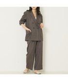 【アバハウスマヴィ/abahouse mavie】の【上下2点セット】グレンチェックジャケット セミワイドパンツセットアップ 人気、トレンドファッション・服の通販 founy(ファニー) ファッション Fashion レディースファッション Fashion for Women アウター Coat / Outerwear Collection レディースジャケット・軽アウター Jackets セットアップ Matching Sets レディースパンツ・ボトムス Pants & Trousers / Bottoms ジャケット Jacket, Outerwear セットアップ Set-Up, Coordinated Outfit ダブル Double, Double-Breasted チェック Check, Plaid, Tartan 人気 Popular, Best Seller 定番 Standard, Basic Item 秋 Autumn thumbnail ブラウン系その他1|ID: prp329100004832469 ipo3291000000035188524