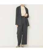 【アバハウスマヴィ/abahouse mavie】の【上下2点セット】グレンチェックジャケット セミワイドパンツセットアップ 人気、トレンドファッション・服の通販 founy(ファニー) ファッション Fashion レディースファッション Fashion for Women アウター Coat / Outerwear Collection レディースジャケット・軽アウター Jackets セットアップ Matching Sets レディースパンツ・ボトムス Pants & Trousers / Bottoms ジャケット Jacket, Outerwear セットアップ Set-Up, Coordinated Outfit ダブル Double, Double-Breasted チェック Check, Plaid, Tartan 人気 Popular, Best Seller 定番 Standard, Basic Item 秋 Autumn thumbnail チャコールグレー|ID: prp329100004832469 ipo3291000000035188525