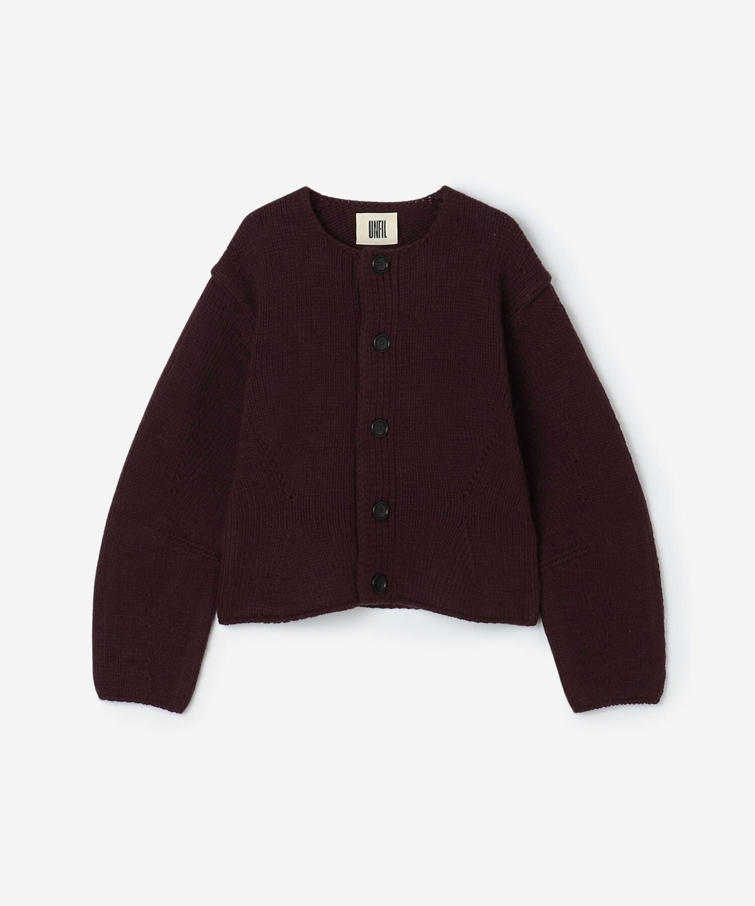 【ビショップ/Bshop】のメリノウール チャンキーニットカーディガン WOMEN 人気、トレンドファッション・服の通販 founy(ファニー) 　ファッション　Fashion　レディースファッション　Fashion for Women　トップス・カットソー　Cut & Sew Tops　ニット　Knit Tops & Sweaters　カーディガン・羽織り　Layered Style Cardigans　シェイプ　Shape, Slim Fit　シンプル　Simple, Minimal　フェルト　Felt, Felt Fabric　フランス　France, French　フロント　Front, Front Design　A/W・秋冬　Autumn/Winter　 other-1|ID: prp329100004832473 ipo3291000000035188601