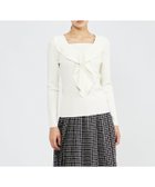 【エポカ/EPOCA】のドレープカラーニット プルオーバー 人気、トレンドファッション・服の通販 founy(ファニー) ファッション Fashion レディースファッション Fashion for Women トップス・カットソー Cut & Sew Tops ニット Knit Tops & Sweaters カジュアルプルオーバー・ニットトップス Pullovers & Knit Tops / Casual Pullovers おすすめ Recommended / Our Picks インナー Innerwear エレガント 上品 Elegant ジャケット Jacket, Outerwear ドレープ Drape, Draping Fabric ラッフル Ruffle, Frill 冬 Winter / This Winter 春 Spring 秋 Autumn thumbnail オフホワイト|ID: prp329100004832474 ipo3291000000035188608