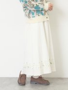 【サマンサモスモス/Samansa Mos2】の【WEB限定】花柄刺繍ギャザースカート 人気、トレンドファッション・服の通販 founy(ファニー) ファッション Fashion レディースファッション Fashion for Women スカート Skirts ギャザー Gathered, Ruffled シンプル Simple, Minimal セットアップ Set-Up, Coordinated Outfit thumbnail キナリ|ID: prp329100004832484 ipo3291000000035188714