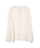 【トゥモローランド/TOMORROWLAND】のウォッシャブルサテン ループラグランブラウス 人気、トレンドファッション・服の通販 founy(ファニー) ファッション Fashion レディースファッション Fashion for Women トップス・カットソー Cut & Sew Tops シャツ・ブラウス・オフィスカジュアル Elegant Blouses & Button-Ups サテン Satin, Glossy Fabric シルク Silk, 100% Silk シンプル Simple, Minimal スリーブ Sleeve, Long Sleeve / Short Sleeve タオル Towel, Bath Towel リボン Ribbon, Bow エレガント 上品 Elegant セレモニー Ceremony thumbnail 11 ホワイト|ID: prp329100004832492 ipo3291000000035188824