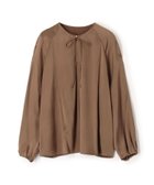 【トゥモローランド/TOMORROWLAND】のウォッシャブルサテン ループラグランブラウス 人気、トレンドファッション・服の通販 founy(ファニー) ファッション Fashion レディースファッション Fashion for Women トップス・カットソー Cut & Sew Tops シャツ・ブラウス・オフィスカジュアル Elegant Blouses & Button-Ups サテン Satin, Glossy Fabric シルク Silk, 100% Silk シンプル Simple, Minimal スリーブ Sleeve, Long Sleeve / Short Sleeve タオル Towel, Bath Towel リボン Ribbon, Bow エレガント 上品 Elegant セレモニー Ceremony thumbnail 47 ブラウン|ID: prp329100004832492 ipo3291000000035188825