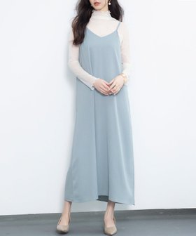 【セゾンドパピヨン/SAISON DE PAPILLON】の着回し抜群Vネックキャミワンピース 人気、トレンドファッション・服の通販 founy(ファニー) ファッション Fashion レディースファッション Fashion for Women ワンピース Dresses キャミソールワンピース Camisole Dresses カーディガン Cardigan, Knitwear トレンド Trend, Trending Now ラップ Wrap, Wrap Design |ID:prp329100004832524