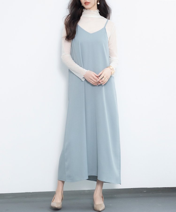 【セゾンドパピヨン/SAISON DE PAPILLON】の着回し抜群Vネックキャミワンピース 人気、トレンドファッション・服の通販 founy(ファニー) ファッション Fashion レディースファッション Fashion for Women ワンピース Dresses キャミソールワンピース Camisole Dresses カーディガン Cardigan, Knitwear トレンド Trend, Trending Now ラップ Wrap, Wrap Design other-1|ID: prp329100004832524 ipo3291000000035189217