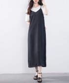 【セゾンドパピヨン/SAISON DE PAPILLON】の着回し抜群Vネックキャミワンピース ブラック|ID: prp329100004832524 ipo3291000000035189222