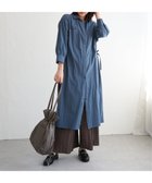 【イッカ/ikka】のコットンスキッパーシャツワンピース ブルー|ID: prp329100004832528 ipo3291000000035189299