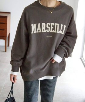 【スローブ イエナ/SLOBE IENA】の《WEB限定/追加2 》MARSEILLE ロゴスウェット 人気、トレンドファッション・服の通販 founy(ファニー) ファッション Fashion レディースファッション Fashion for Women トップス・カットソー Cut & Sew Tops レディースパーカー・カジュアルフーディー Casual Hoodies & Sweatshirts スウェット・クルーネックトップス Sweatshirts & Crewnecks / Relaxed Fit Sweat Tops シンプル Simple, Minimal スウェット / スエット Sweatshirt, Sweatwear フランス France, French プリント Print, Printed Pattern 2026年 2026 |ID:prp329100004832536
