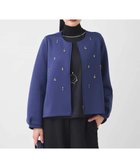 【ヒロコビス/HIROKO BIS】のビジューエンブロイダリーカーディガン /洗える 人気、トレンドファッション・服の通販 founy(ファニー) ファッション Fashion レディースファッション Fashion for Women トップス・カットソー Cut & Sew Tops カーディガン・羽織り Layered Style Cardigans おすすめ Recommended / Our Picks カーディガン Cardigan, Knitwear ストレッチ Stretch, Stretchy Fabric ビジュー Bijou, Jewel-like Accent フロント Front, Front Design ヘムライン Hemline, Bottom Cut メタル Metal, Metal Parts エレガント 上品 Elegant 洗える Machine Washable A/W・秋冬 Autumn/Winter 軽量 Lightweight, Ultra Light thumbnail ブルー|ID: prp329100004832541 ipo3291000000035189501