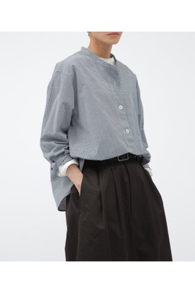 【マーガレットハウエル/MARGARET HOWELL】のTINY GINGHAM COTTON 人気、トレンドファッション・服の通販 founy(ファニー) ファッション Fashion レディースファッション Fashion for Women キャラクター Character, Licensed Characters ギンガム Gingham, Gingham Fabric チェック Check, Plaid, Tartan フィット Fit, Slim Fit リラックス Relax, Relaxed Fit |ID:prp329100004832542