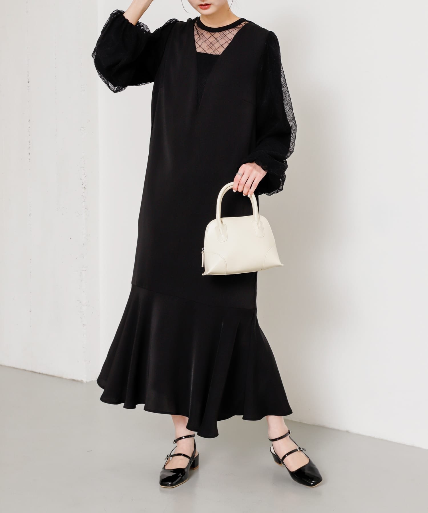 【センスオブプレイス/SENSE OF PLACE by URBAN RESEARCH】のチェックシアーワンピース インテリア・キッズ・メンズ・レディースファッション・服の通販 founy(ファニー) 　ファッション　Fashion　レディースファッション　Fashion for Women　ワンピース　Dresses　2024年　2024　2024春夏・S/S　Spring/Summer 2024 SS24　おすすめ　Recommended / Our Picks　インナー　Innerwear　オケージョン　Occasion Wear　ジャケット　Jacket, Outerwear　デニム　Denim, Jeans Material　エレガント 上品　Elegant　夏　Summer　S/S・春夏　SS, Spring/Summer, Warm Season　BLACK|ID: prp329100004832543 ipo3291000000035189517