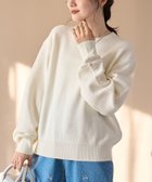 【コーエン/COEN】の【選べる6色展開 / スプリングカラー】袖刺繍 スウェットライクハイゲージニット 人気、トレンドファッション・服の通販 founy(ファニー) ファッション Fashion レディースファッション Fashion for Women トップス・カットソー Cut & Sew Tops ニット Knit Tops & Sweaters レディースパーカー・カジュアルフーディー Casual Hoodies & Sweatshirts スウェット・クルーネックトップス Sweatshirts & Crewnecks / Relaxed Fit Sweat Tops 春 Spring コンパクト Compact, Small Size ジャケット Jacket, Outerwear スニーカー Sneakers, Trainers スプリング Spring, Spring Collection スマート Smart, Elegant タートルネック Turtleneck, High Neck 定番 Standard, Basic Item 長袖 Long Sleeve, Full Sleeve パステル Pastel, Soft Color リラックス Relax, Relaxed Fit おすすめ Recommended / Our Picks エレガント 上品 Elegant 2026年 2026 thumbnail OFF WHITE|ID: prp329100004832563 ipo3291000000035189638