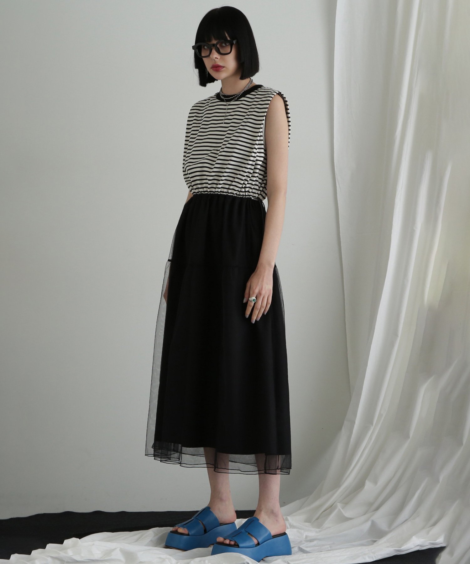 【ローズバッド/ROSE BUD】のチュール切り替えワンピース 人気、トレンドファッション・服の通販 founy(ファニー) 　ファッション　Fashion　レディースファッション　Fashion for Women　ワンピース　Dresses　インナー　Innerwear　チュール　Tulip, Tulip Motif　トレンド　Trend, Trending Now　ドッキング　Docking, Mixed Material　再入荷　Restock / Back in Stock　おすすめ　Recommended / Our Picks　 other-1|ID: prp329100004832565 ipo3291000000035189643