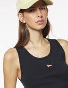 【メゾン キツネ/MAISON KITSUNE】のMaison Kitsune/BABY FOX RIBBED TANK TOP 人気、トレンドファッション・服の通販 founy(ファニー) ファッション Fashion レディースファッション Fashion for Women ワンピース Dresses 冬 Winter / This Winter スタンダード Standard, Basic パッチ Patch, Appliqué フレンチ French, French Style エレガント 上品 Elegant 無地 Plain, Solid Color A/W・秋冬 Autumn/Winter thumbnail BLACK|ID: prp329100004832571 ipo3291000000035189670