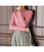 【ドロワット ロートレアモン/Droite Lautreamont】の【新色追加】袖ボタンランダムリブニット≪手洗い可能≫ 人気、トレンドファッション・服の通販 founy(ファニー) ファッション Fashion レディースファッション Fashion for Women トップス・カットソー Cut & Sew Tops ニット Knit Tops & Sweaters イエロー Yellow インナー Innerwear 秋 Autumn トレンド Trend, Trending Now 長袖 Long Sleeve, Full Sleeve ハイネック High Neck, Mock Neck フェミニン Feminine, Girly ベーシック Basic, Essential メタル Metal, Metal Parts 無地 Plain, Solid Color ランダム Random, Irregular A/W・秋冬 Autumn/Winter 2025年 2025 2025-2026秋冬・A/W Autumn/Winter 2025–26 AW25–26 thumbnail ピンク|ID: prp329100004832576 ipo3291000000035189690