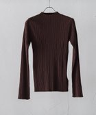 【ドロワット ロートレアモン/Droite Lautreamont】の【新色追加】袖ボタンランダムリブニット≪手洗い可能≫ 人気、トレンドファッション・服の通販 founy(ファニー) ファッション Fashion レディースファッション Fashion for Women トップス・カットソー Cut & Sew Tops ニット Knit Tops & Sweaters イエロー Yellow インナー Innerwear 秋 Autumn トレンド Trend, Trending Now 長袖 Long Sleeve, Full Sleeve ハイネック High Neck, Mock Neck フェミニン Feminine, Girly ベーシック Basic, Essential メタル Metal, Metal Parts 無地 Plain, Solid Color ランダム Random, Irregular A/W・秋冬 Autumn/Winter 2025年 2025 2025-2026秋冬・A/W Autumn/Winter 2025–26 AW25–26 thumbnail ブラウン|ID: prp329100004832576 ipo3291000000035189694