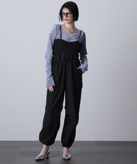 【ローズバッド/ROSE BUD】のコットンナイロンオールインワン 人気、トレンドファッション・服の通販 founy(ファニー) ファッション Fashion レディースファッション Fashion for Women ワンピース Dresses オールインワン・ワンピース Dresses and Jumpsuits 洗える Machine Washable ギャザー Gathered, Ruffled コンビネゾン Jumpsuit, All-in-One ビッグ Big, Oversized フェミニン Feminine, Girly ロング Long, Long-Length 再入荷 Restock / Back in Stock おすすめ Recommended / Our Picks |ID:prp329100004832580