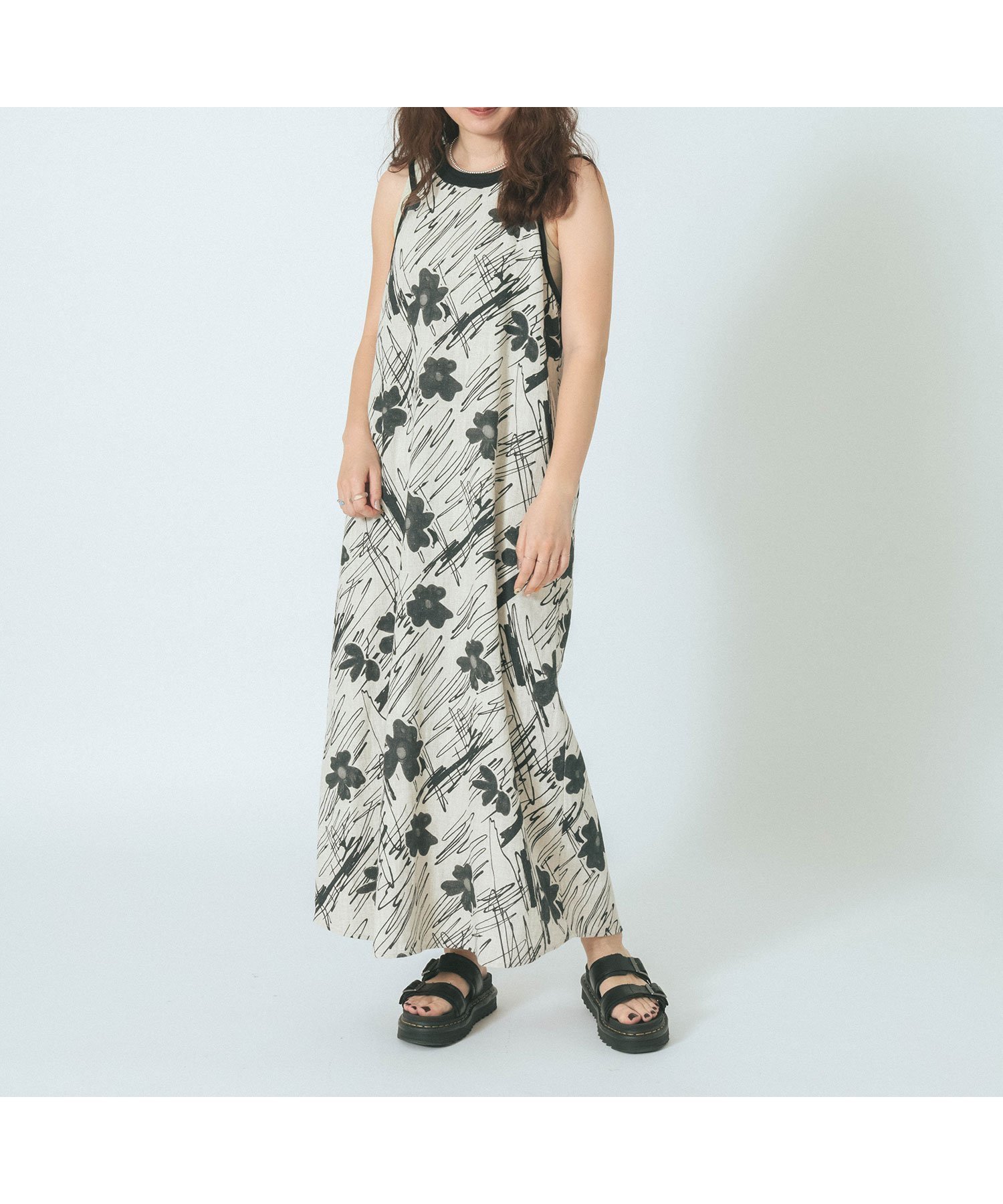 【ローズバッド/ROSE BUD】のART PRINT LONG DRESS インテリア・キッズ・メンズ・レディースファッション・服の通販 founy(ファニー) 　ファッション　Fashion　レディースファッション　Fashion for Women　ワンピース　Dresses　フォーマル・パーティードレス・結婚式用ドレス　Elegant & Casual Dresses　シンプル　Simple, Minimal　ストレート　Straight, Straight Cut　手描き　Hand-Drawn, Illustrated　プリント　Print, Printed Pattern　ベーシック　Basic, Essential　ラップ　Wrap, Wrap Design　リラックス　Relax, Relaxed Fit　再入荷　Restock / Back in Stock　おすすめ　Recommended / Our Picks　BEIGE|ID: prp329100004832589 ipo3291000000035189759