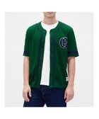 【ギャップ/GAP】のバーシティスタイルGAPロゴ ベースボール ジャージTシャツ 人気、トレンドファッション・服の通販 founy(ファニー) ファッション Fashion レディースファッション Fashion for Women トップス・カットソー Cut & Sew Tops シャツ・ブラウス・オフィスカジュアル Elegant Blouses & Button-Ups ロングTシャツ・Tシャツ Longline T-Shirts & Tees おすすめ Recommended / Our Picks ストライプ Stripe, Striped Pattern ストレート Straight, Straight Cut スポーツ Sports, Activewear フィット Fit, Slim Fit フロント Front, Front Design リラックス Relax, Relaxed Fit 半袖 Short Sleeve, Half Sleeve thumbnail EVERGREEN_585|ID: prp329100004832594 ipo3291000000035189783