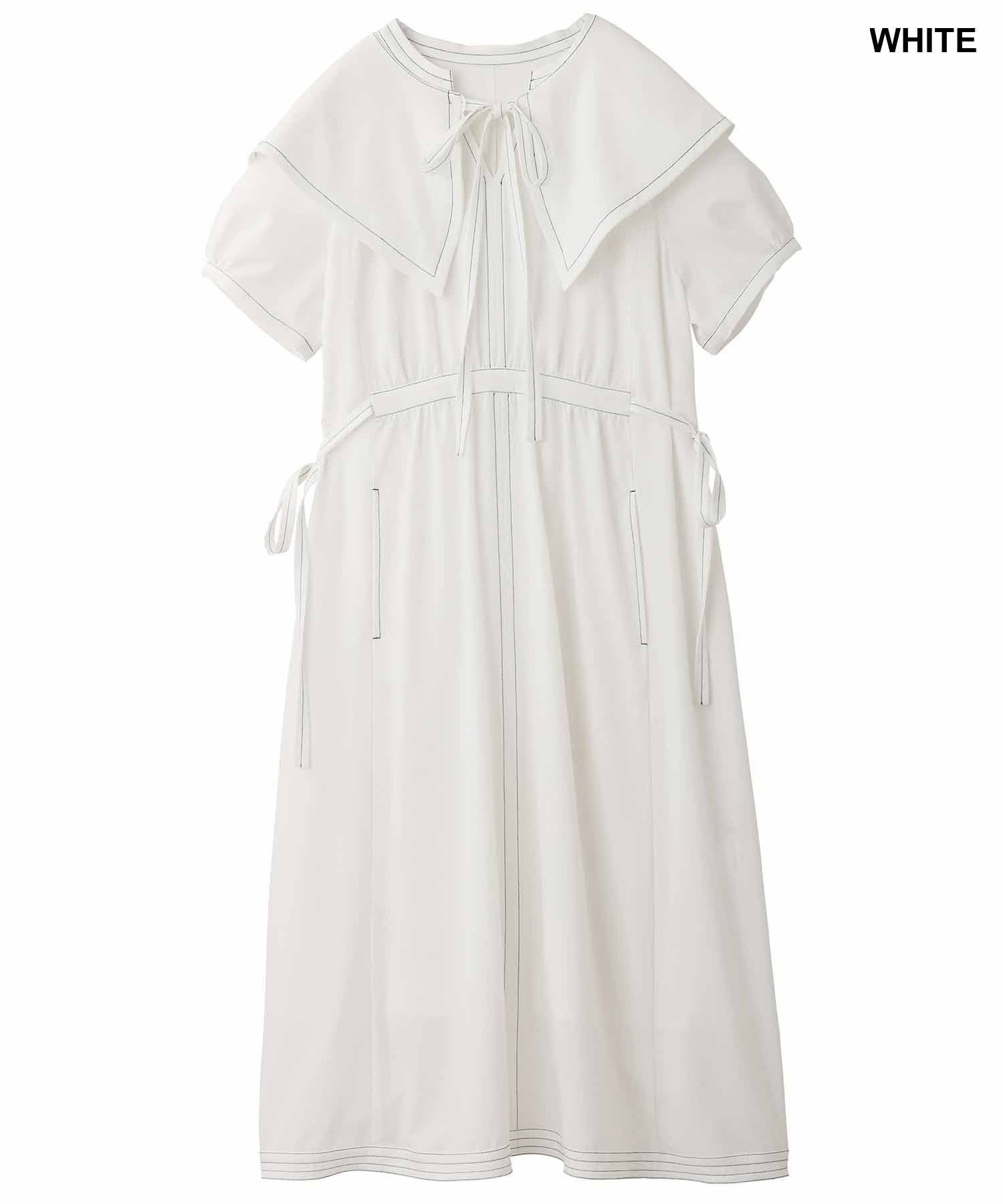 【ミルクフェド/MILKFED.】のDETACHABLE COLLAR DRESS 人気、トレンドファッション・服の通販 founy(ファニー) 　ファッション　Fashion　レディースファッション　Fashion for Women　ワンピース　Dresses　フォーマル・パーティードレス・結婚式用ドレス　Elegant & Casual Dresses　ガーリー　Girly, Feminine Style　キャップ　Cap, Baseball Cap　スニーカー　Sneakers, Trainers　ビッグ　Big, Oversized　ポケット　Pocket, Pocket Detail　マキシ　Maxi, Full Length　リボン　Ribbon, Bow　ロング　Long, Long-Length　おすすめ　Recommended / Our Picks　エレガント 上品　Elegant　 other-1|ID: prp329100004832633 ipo3291000000035190001