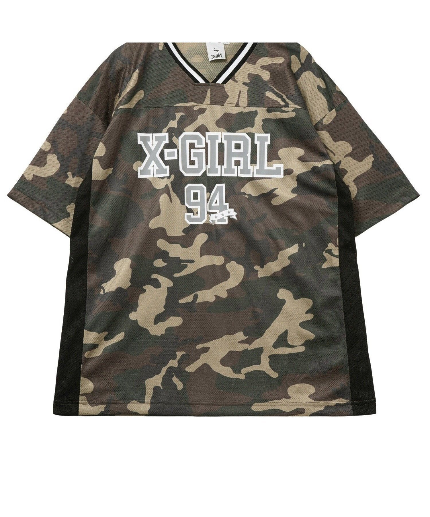 【エックスガール/X-girl】のFOOTBALL MESH TEE DRESS 人気、トレンドファッション・服の通販 founy(ファニー) 　ファッション　Fashion　レディースファッション　Fashion for Women　ワンピース　Dresses　フォーマル・パーティードレス・結婚式用ドレス　Elegant & Casual Dresses　ガーリー　Girly, Feminine Style　グラフィック　Graphic, Graphic Design　プリント　Print, Printed Pattern　ベーシック　Basic, Essential　半袖　Short Sleeve, Half Sleeve　メッシュ　Mesh, Net Fabric　おすすめ　Recommended / Our Picks　夏　Summer　 other-1|ID: prp329100004832637 ipo3291000000035190022