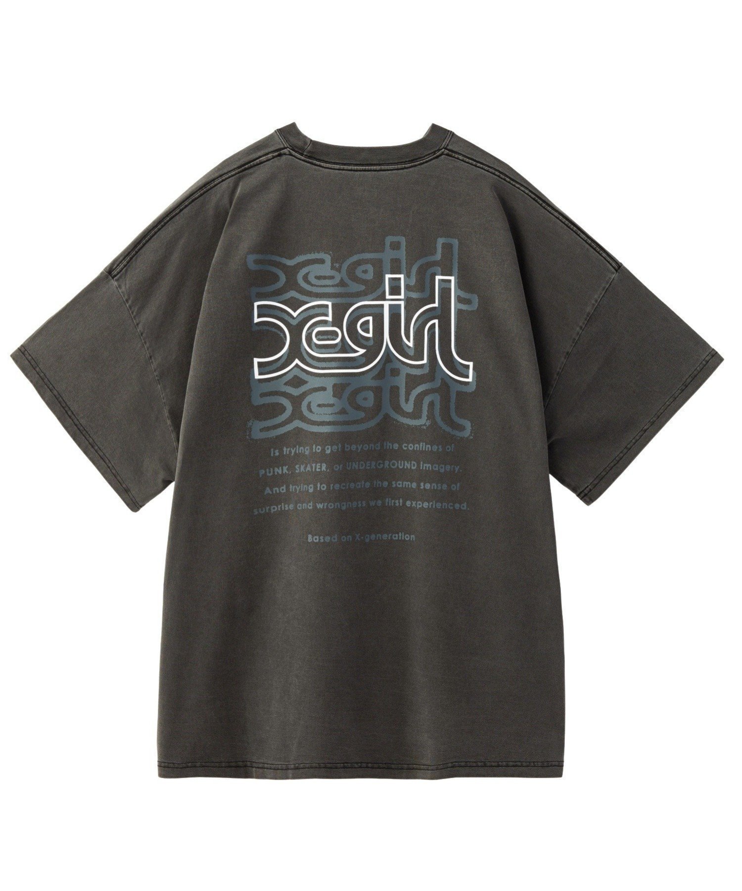 【エックスガール/X-girl】のOVER PRINT MILLS LOGO S/S BIG TEE DRESS 人気、トレンドファッション・服の通販 founy(ファニー) 　ファッション　Fashion　レディースファッション　Fashion for Women　ワンピース　Dresses　フォーマル・パーティードレス・結婚式用ドレス　Elegant & Casual Dresses　グラフィック　Graphic, Graphic Design　ジーンズ　Jeans, Denim Pants　フロント　Front, Front Design　プリント　Print, Printed Pattern　半袖　Short Sleeve, Half Sleeve　ロング　Long, Long-Length　ワンポイント　One Point, Statement Accent　S/S・春夏　SS, Spring/Summer, Warm Season　おすすめ　Recommended / Our Picks　夏　Summer　 other-1|ID: prp329100004832641 ipo3291000000035190041