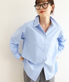 【ルクールブラン/le.coeur blanc】のレギュラーカラーオーバーシャツ 人気、トレンドファッション・服の通販 founy(ファニー) ファッション Fashion レディースファッション Fashion for Women トップス・カットソー Cut & Sew Tops シャツ・ブラウス・オフィスカジュアル Elegant Blouses & Button-Ups クラシック Classic, Timeless Style ベスト Vest, Waistcoat レギュラー Regular, Standard Fit A/W・秋冬 Autumn/Winter 羽織 Haori, Light Jacket |ID:prp329100004832646